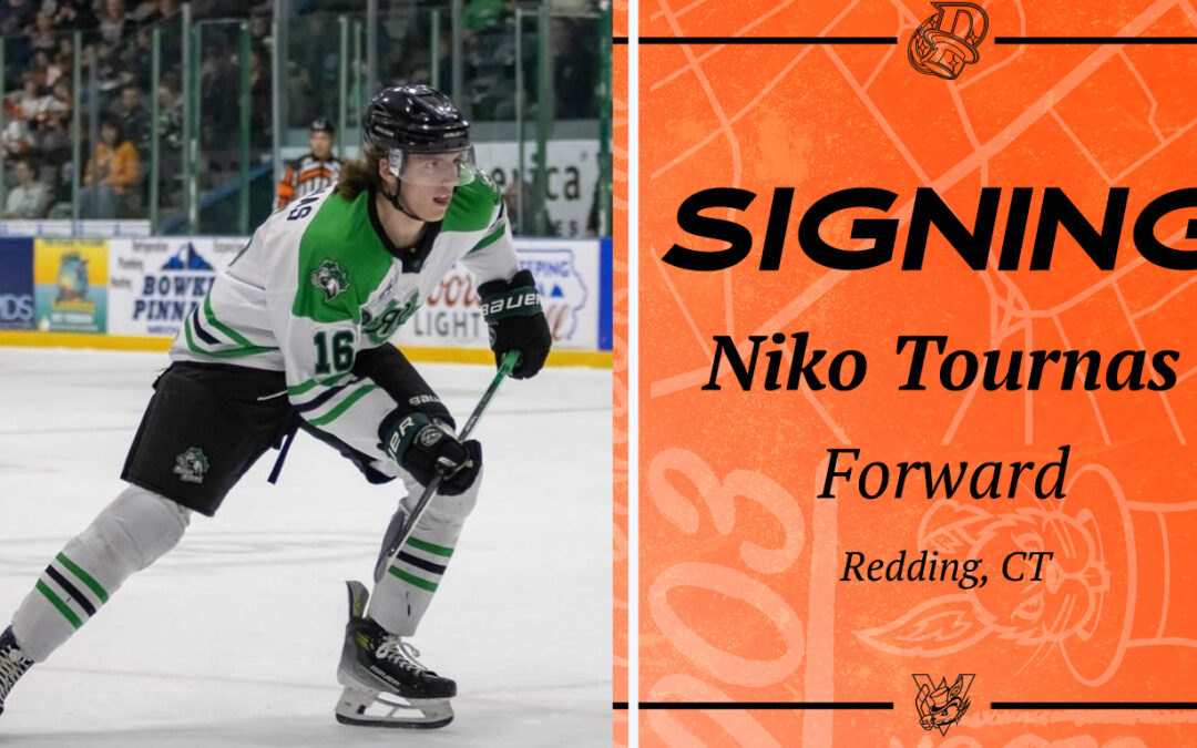 Hat Tricks Sign Forward, Niko Tournas Ahead of Weekend Versus Maryland